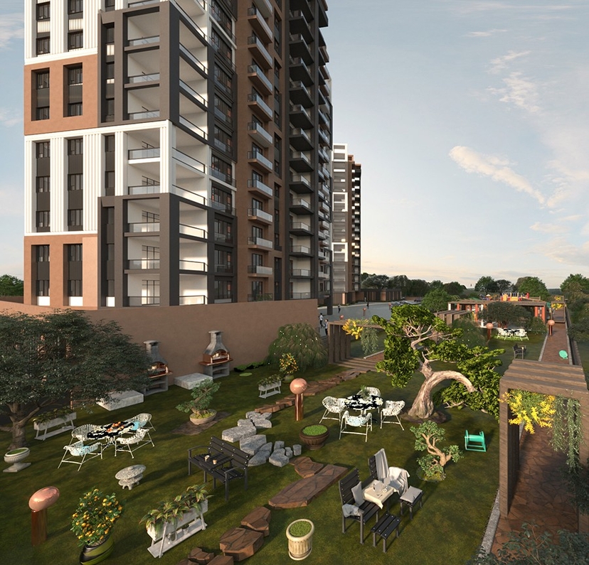Luxury 1+1 Apartment with Sea and Mountain Views in Mersin-Tece