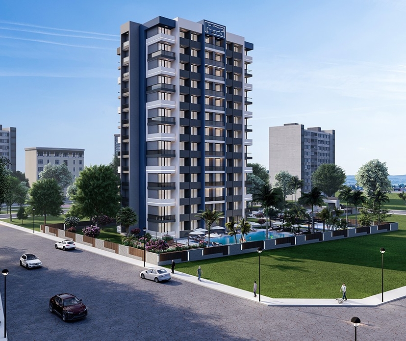 Luxury 1+1 Apartment with Sea and Mountain Views in Mersin