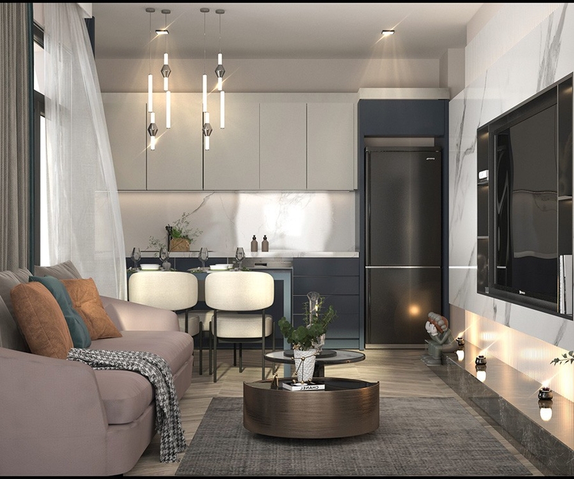 Luxury 1+1 Apartment with Sea and Mountain Views, Mersin-Arpacbahsis