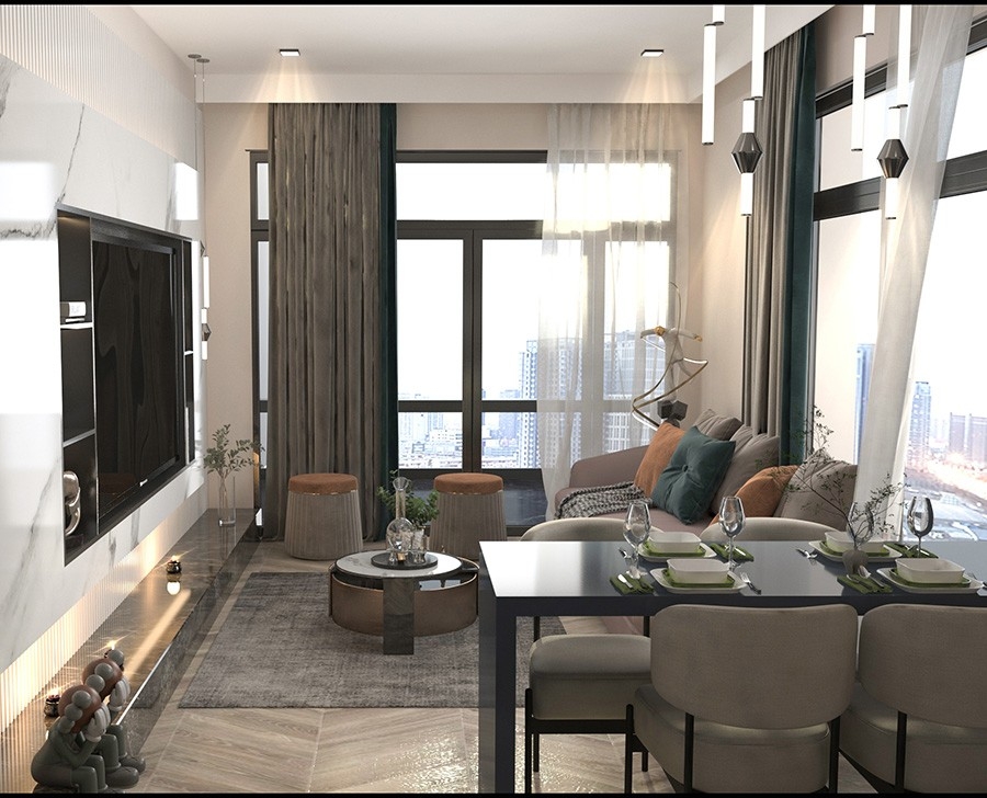 Luxury 1+1 Apartment with Sea and Mountain Views, Mersin-Arpacbahsis