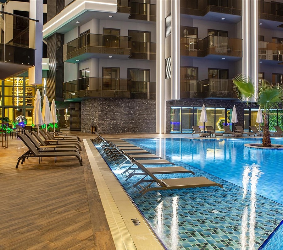 Luxuriöses 2+1 Penthouse mit Burg- und Bergblick, Alanya Zentrum