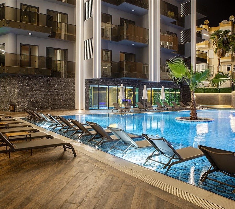 Luxuriöses 2+1 Penthouse mit Burg- und Bergblick, Alanya Zentrum