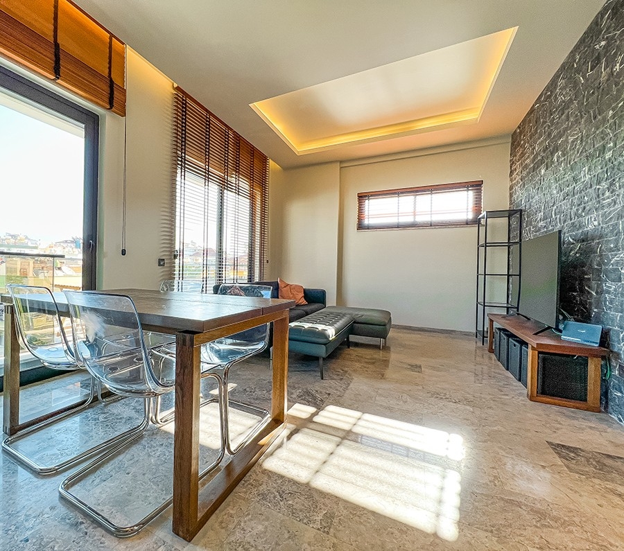 Luxuriöses 2+1 Penthouse mit Burg- und Bergblick, Alanya Zentrum