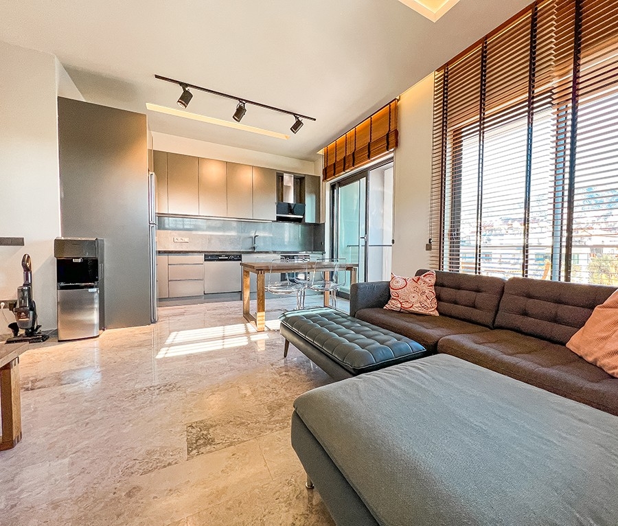 Luxuriöses 2+1 Penthouse mit Burg- und Bergblick, Alanya Zentrum
