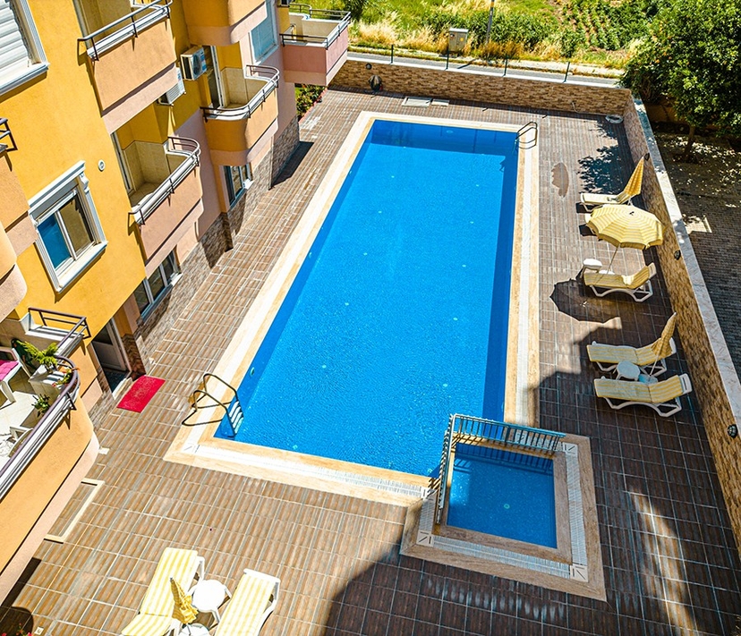 4+1 Penthouse med Hav- og Bjergudsigt i Alanya, Mahmutlar