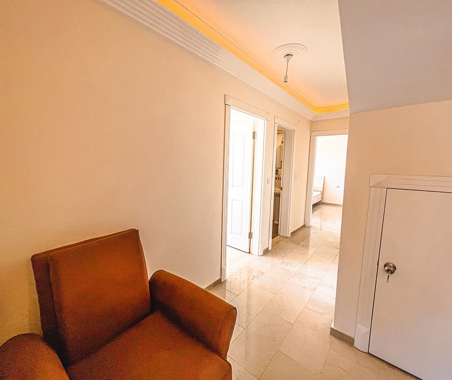 4+1 Penthouse med Hav- og Bjergudsigt i Alanya, Mahmutlar