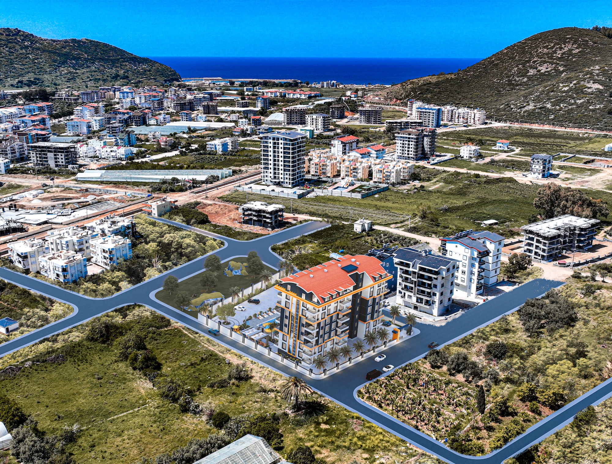 Luxury 1+1 with Castle and Mountain View, Alanya - Gazipasa