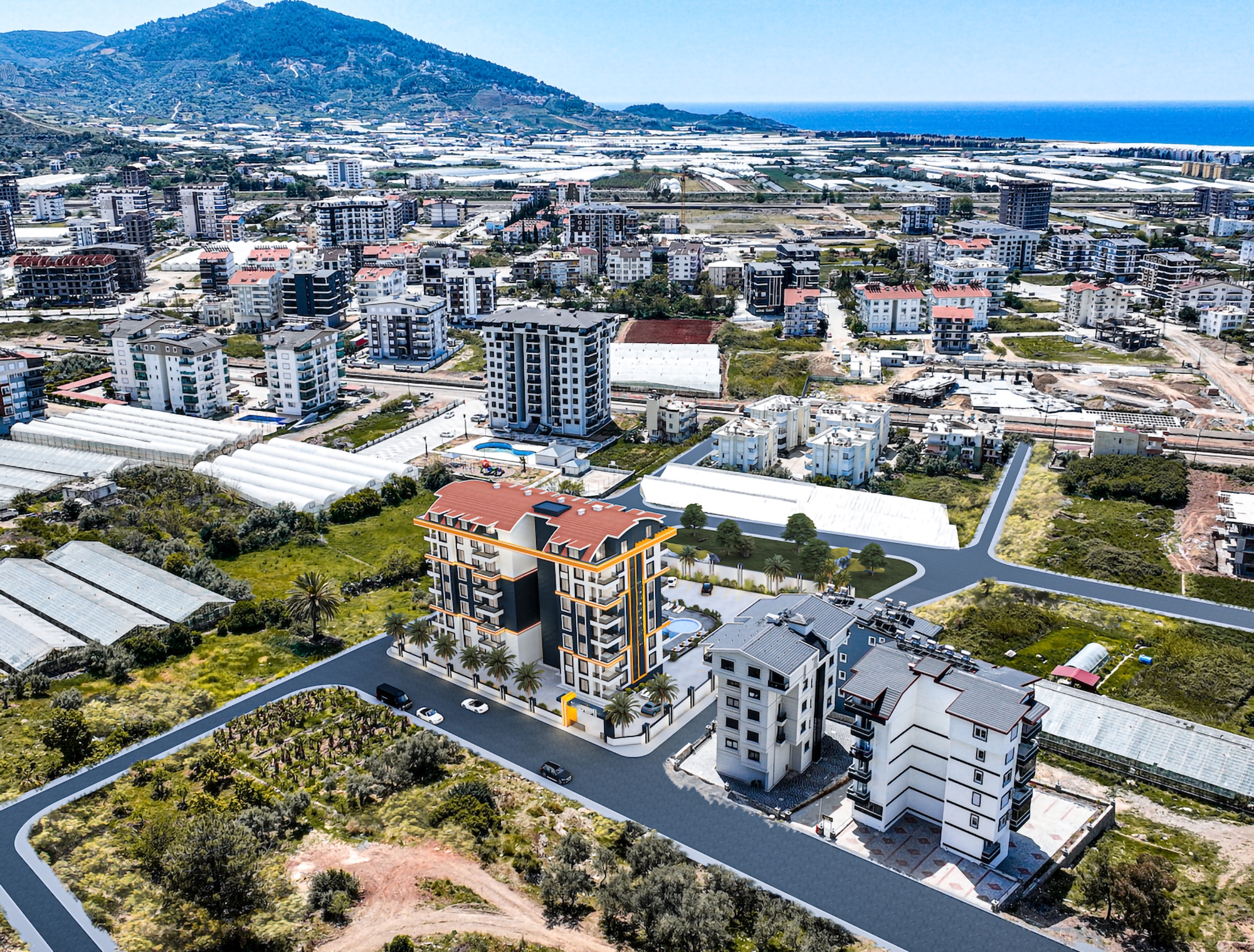 Luxury 1+1 with Castle and Mountain View, Alanya - Gazipasa