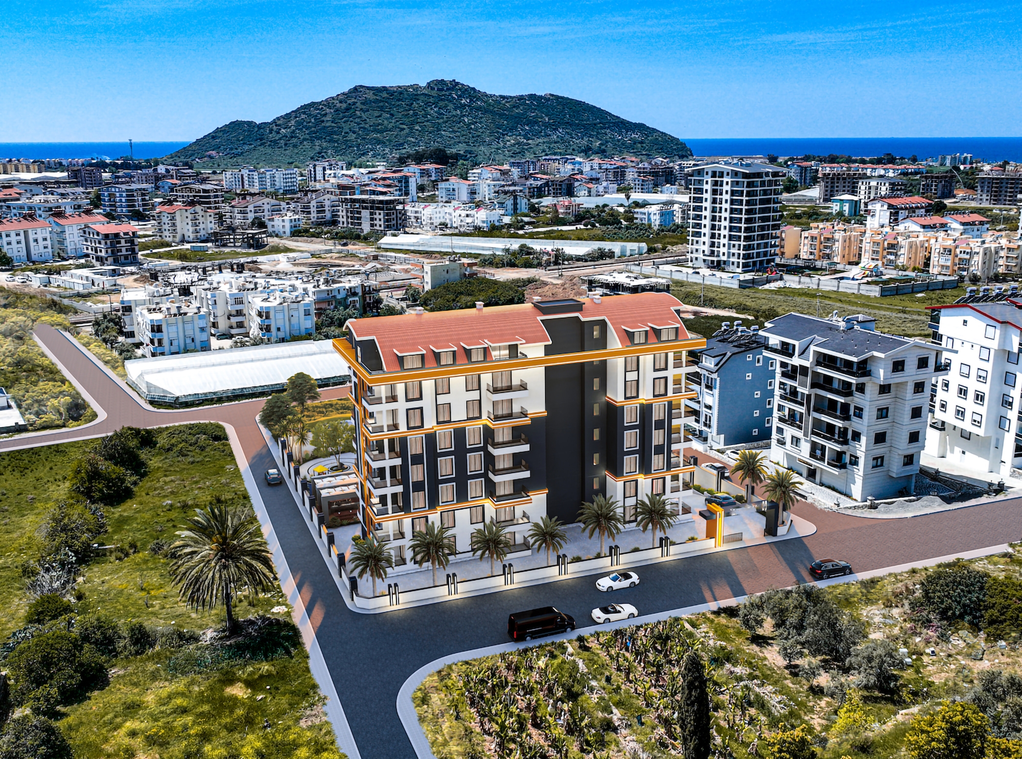 Luxury 1+1 with Castle and Mountain View, Alanya - Gazipasa