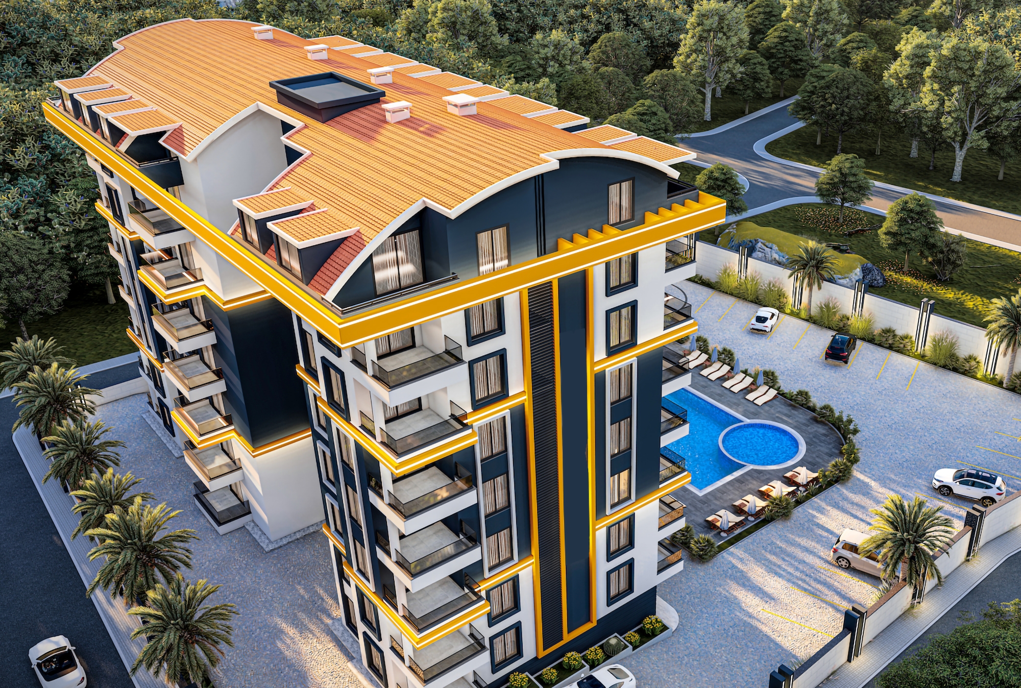Luxury 1+1 with Castle and Mountain View, Alanya - Gazipasa