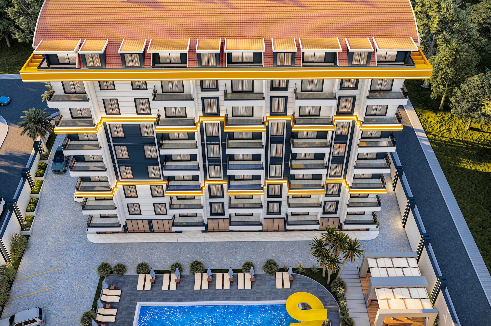 Luxury 1+1 with Castle and Mountain View, Alanya - Gazipasa