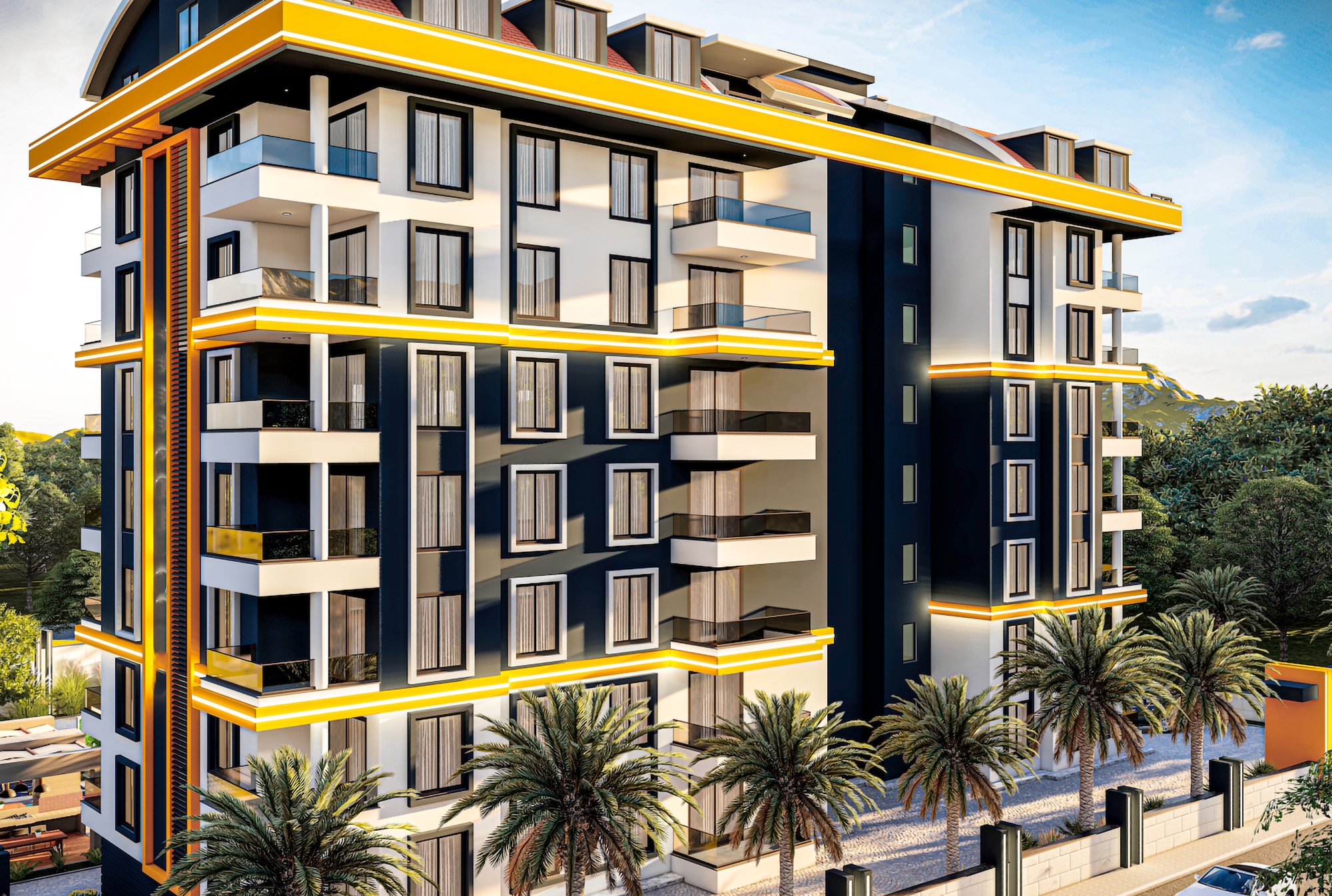 Luxury 1+1 with Castle and Mountain View, Alanya - Gazipasa