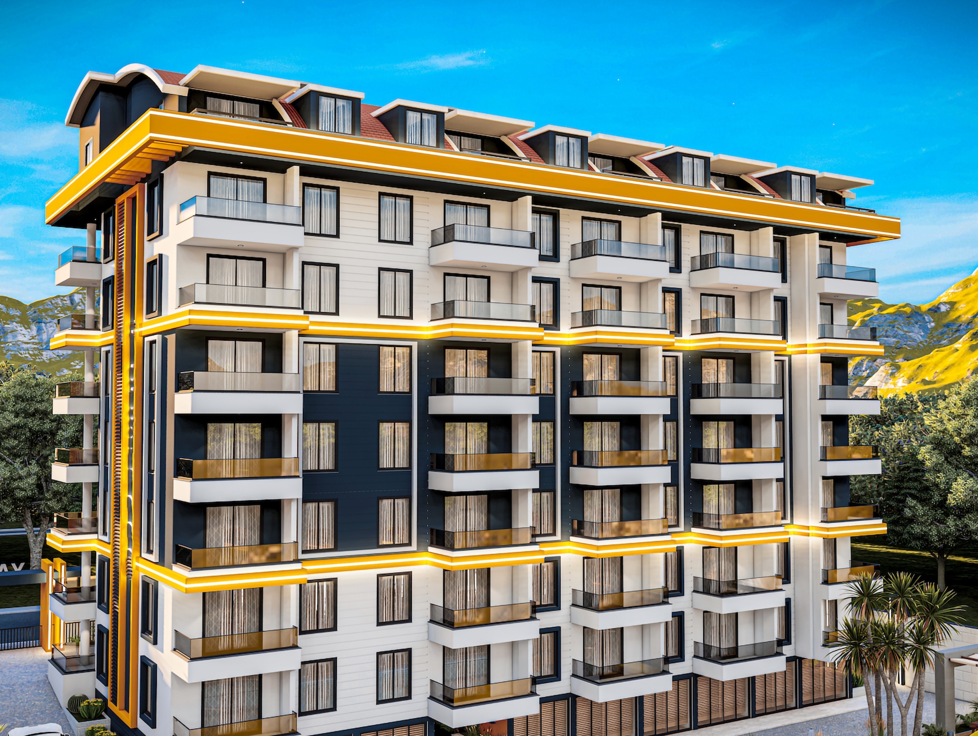 Luxury 1+1 with Castle and Mountain View, Alanya - Gazipasa
