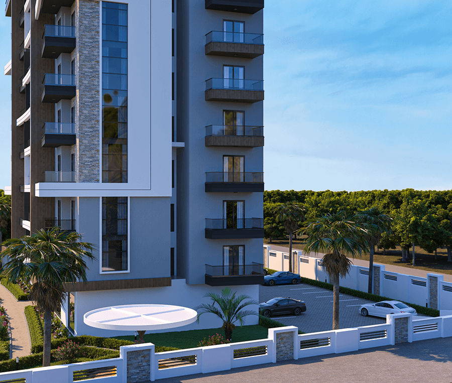 Sea view apartments in a promising area of Payallar