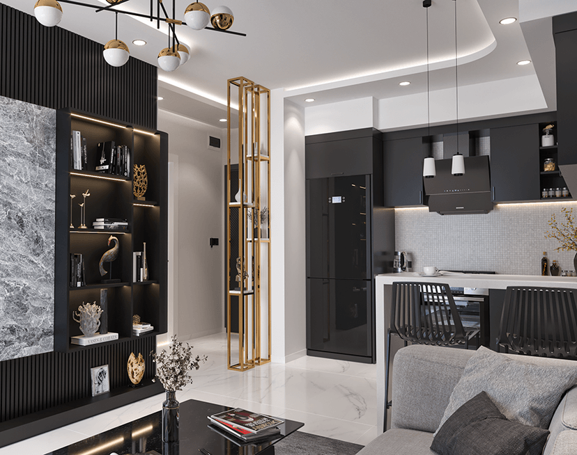 Sea view apartments in a promising area of Payallar