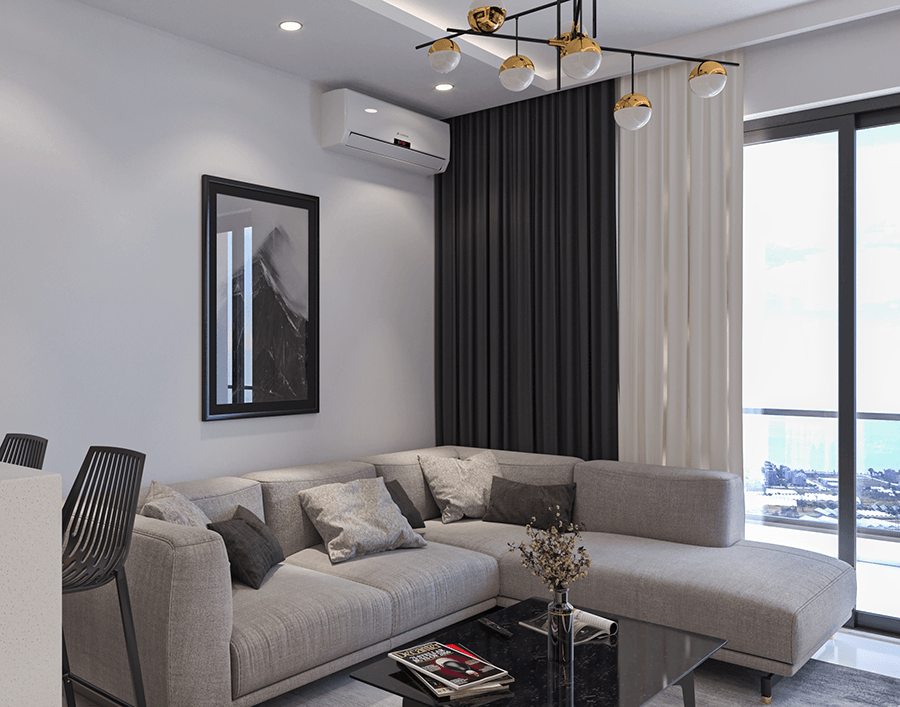 Sea view apartments in a promising area of Payallar