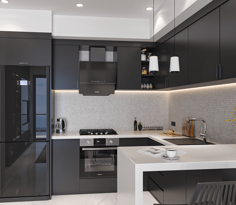 Sea view apartments in a promising area of Payallar