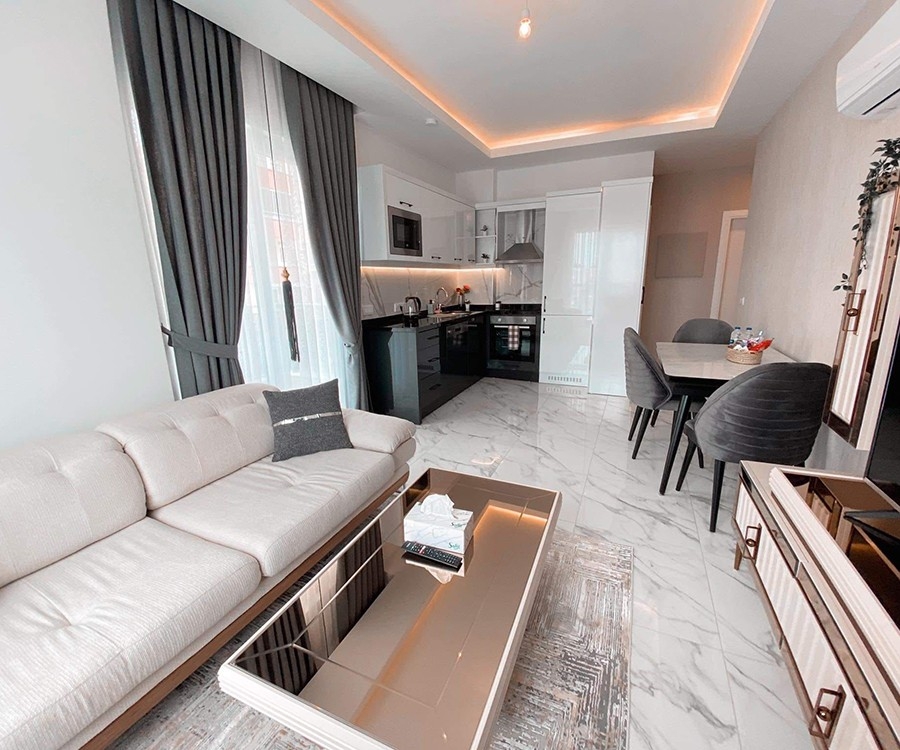 Ylellinen 1+1 Huoneisto Vuorinäköalalla, Alanya - Avsallar