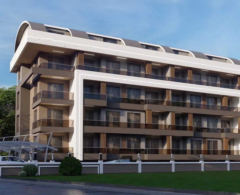 Luksuriøs 1+1 Lejlighed med Bjergudsigt, Alanya - Payallar