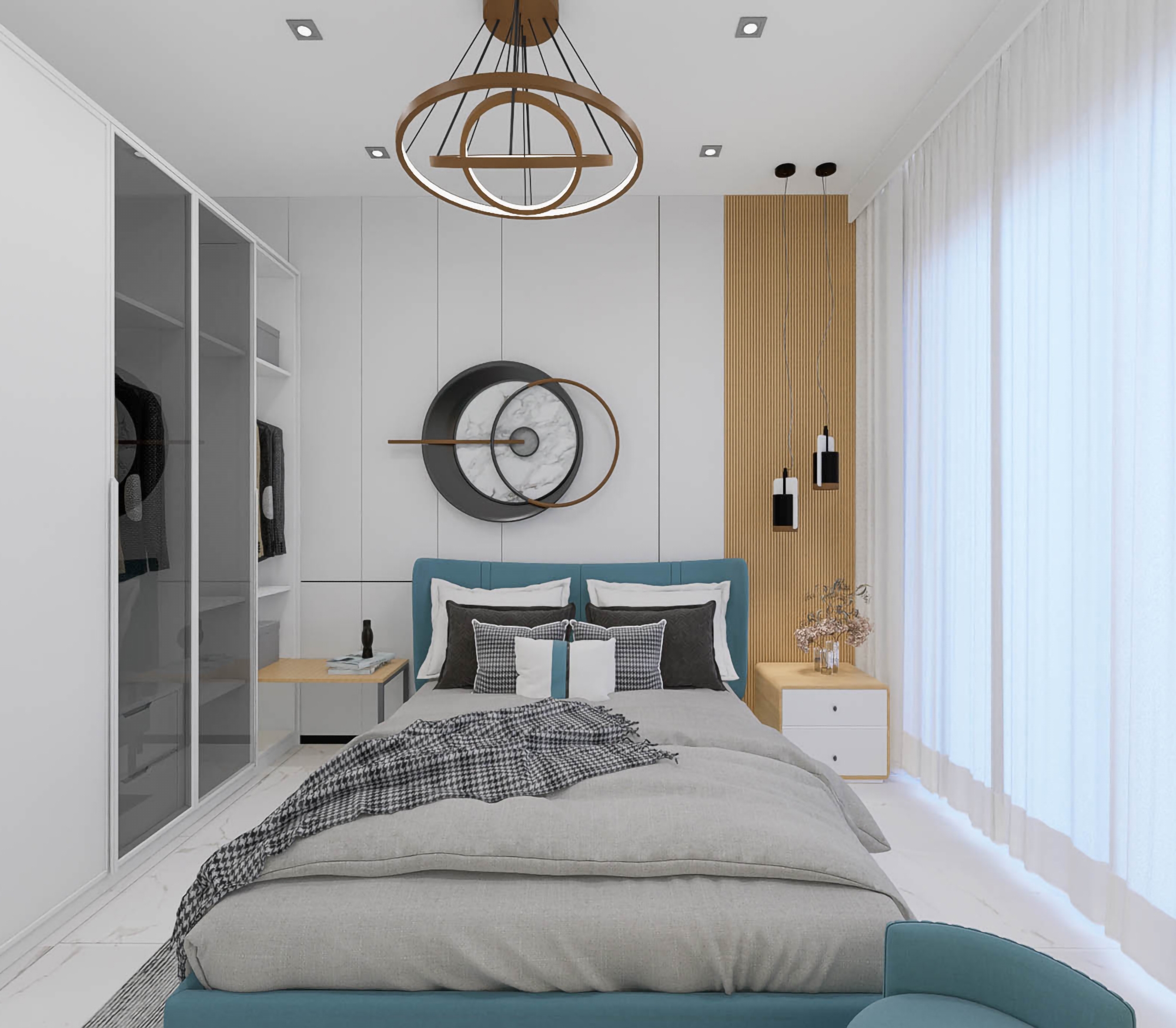Luxuriöses 1+1 Apartment mit Burg- und Bergblick, Alanya Tosmur