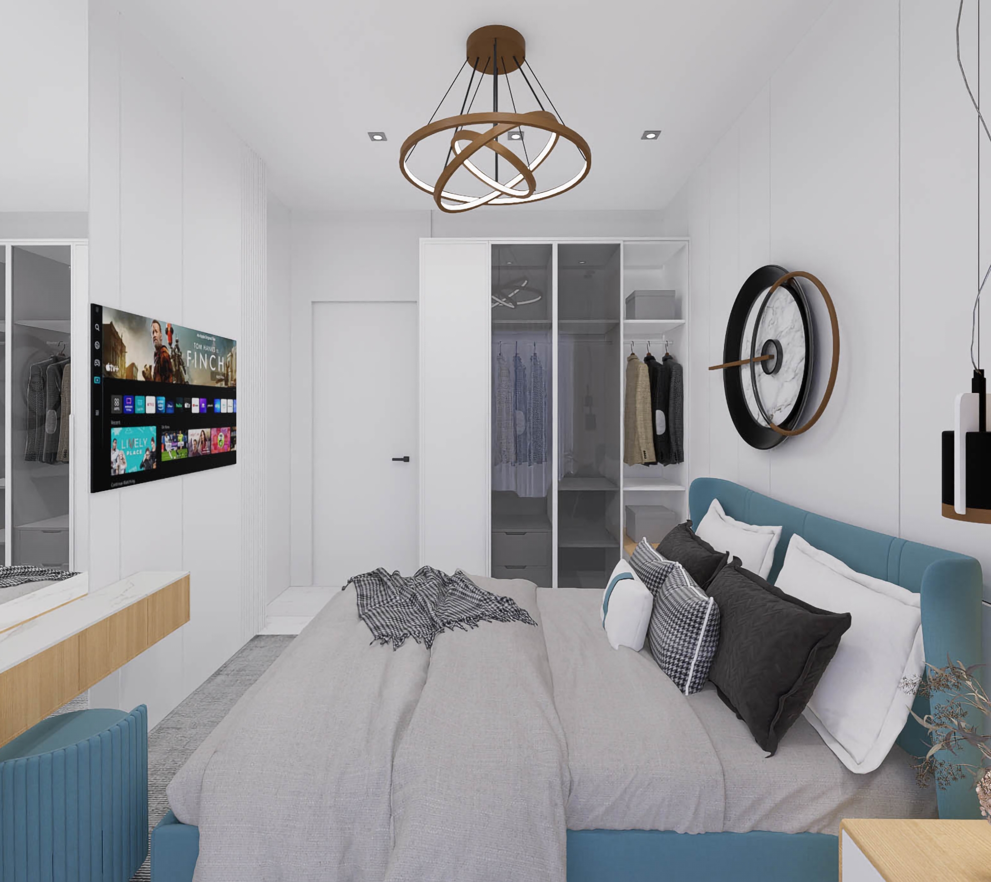 Luxuriöses 1+1 Apartment mit Burg- und Bergblick, Alanya Tosmur
