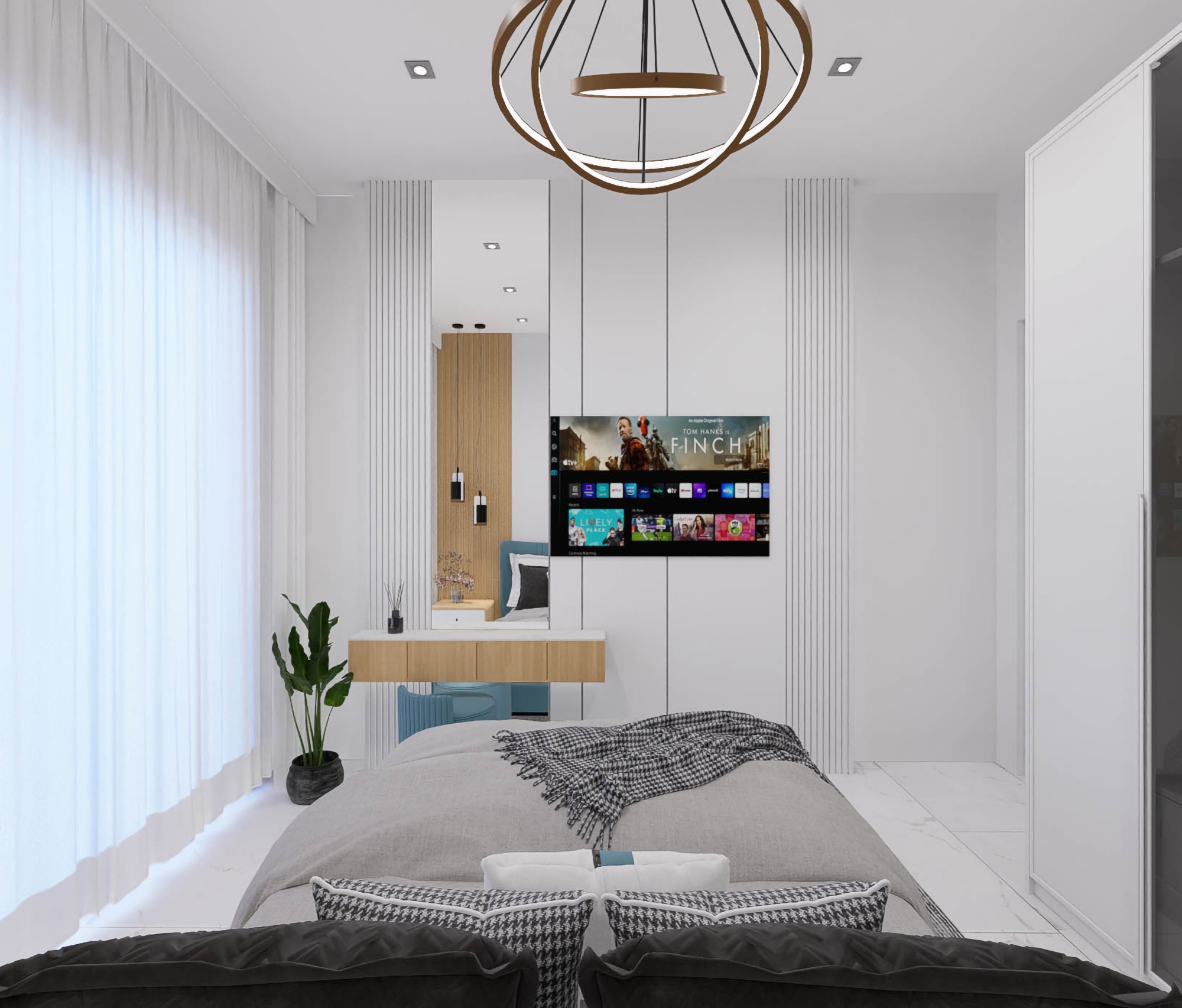 Luxuriöses 1+1 Apartment mit Burg- und Bergblick, Alanya Tosmur
