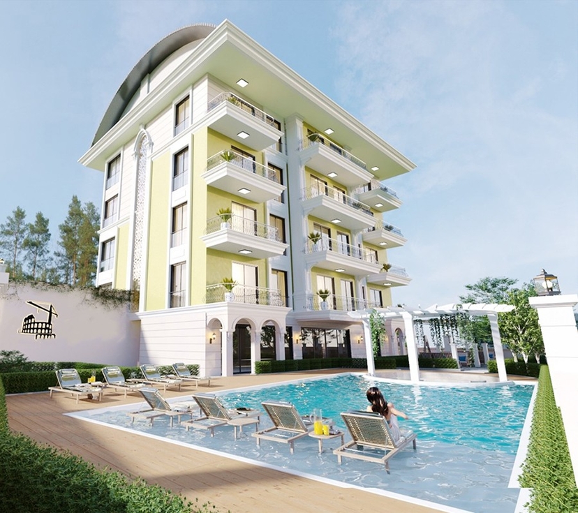 New apartments in a prestigious area of Oba district