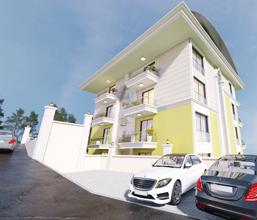 New apartments in a prestigious area of Oba district