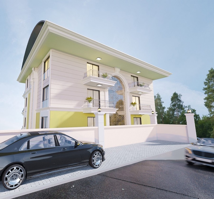 New apartments in a prestigious area of Oba district