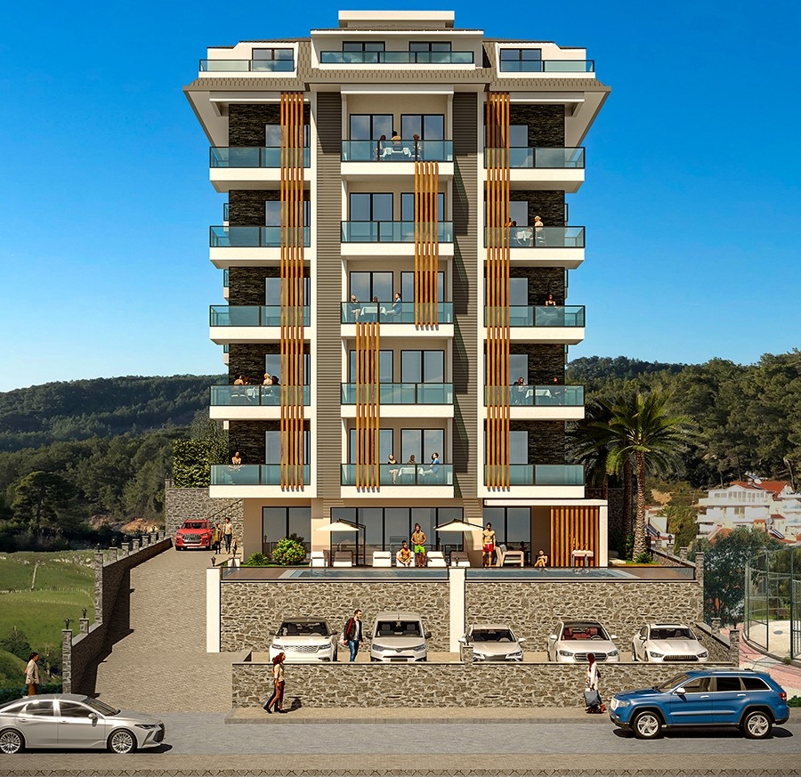 Charming new project, soon to be ready in Avsallar neighborhood 