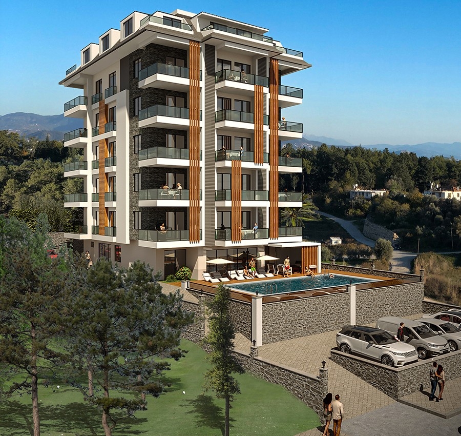 Charming new project, soon to be ready in Avsallar neighborhood 