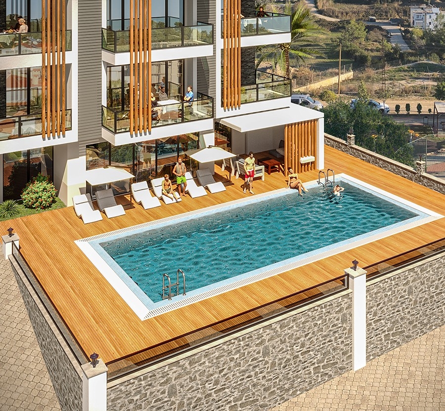 Charming new project, soon to be ready in Avsallar neighborhood 