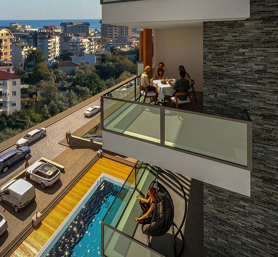 Charming new project, soon to be ready in Avsallar neighborhood 