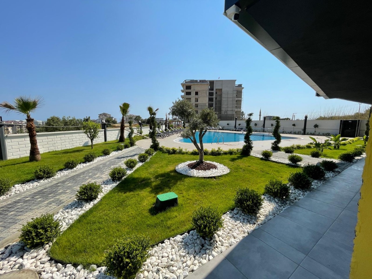 Ylellinen 1+1 puutarhakerrostalo vuorinäköalalla, Alanya - Avsallar