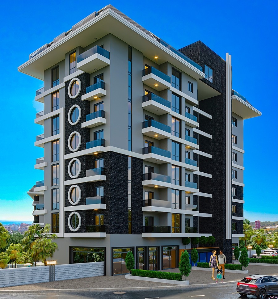 Luxury project with sea view apartments in Payallar district