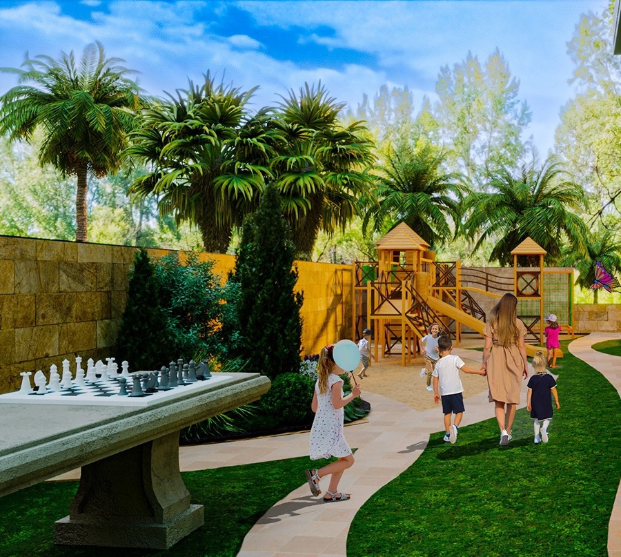 Luxury project with sea view apartments in Payallar district