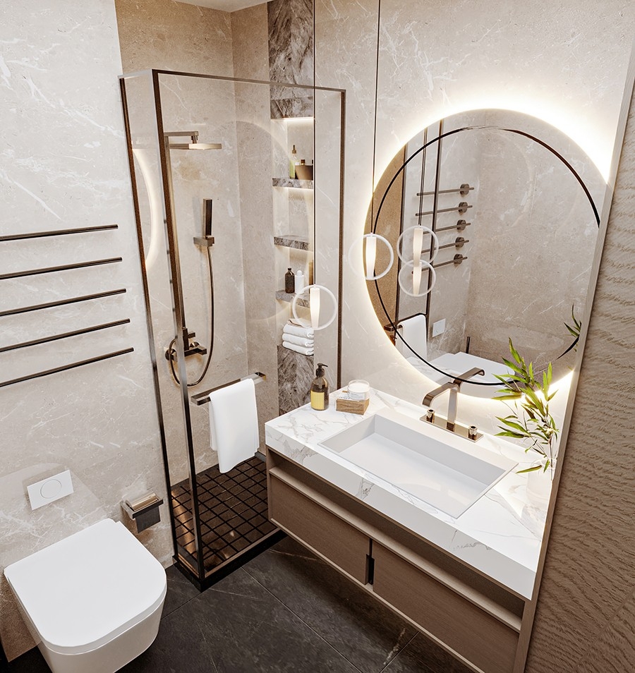 Luxury project with sea view apartments in Payallar district