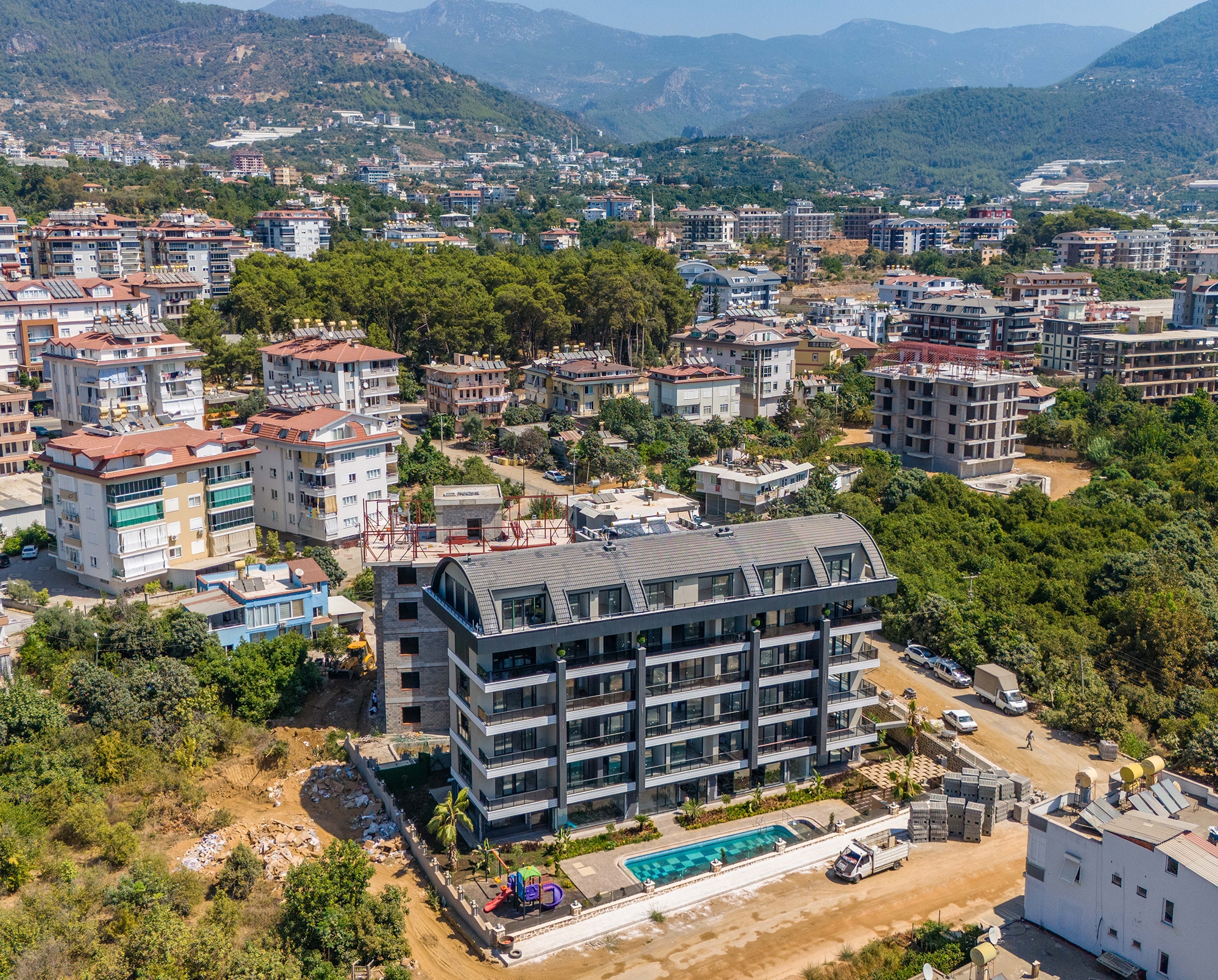 Luxurious 2+1 Apartment with Mountain View, Alanya - Oba