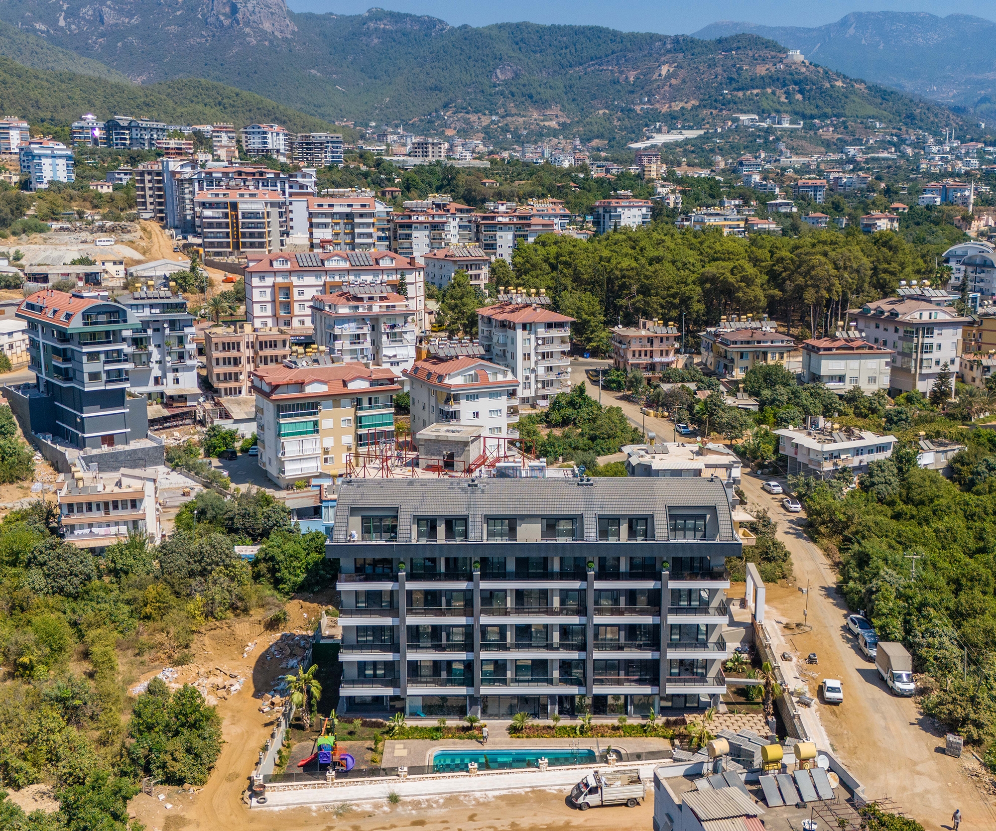 Luxurious 2+1 Apartment with Mountain View, Alanya - Oba