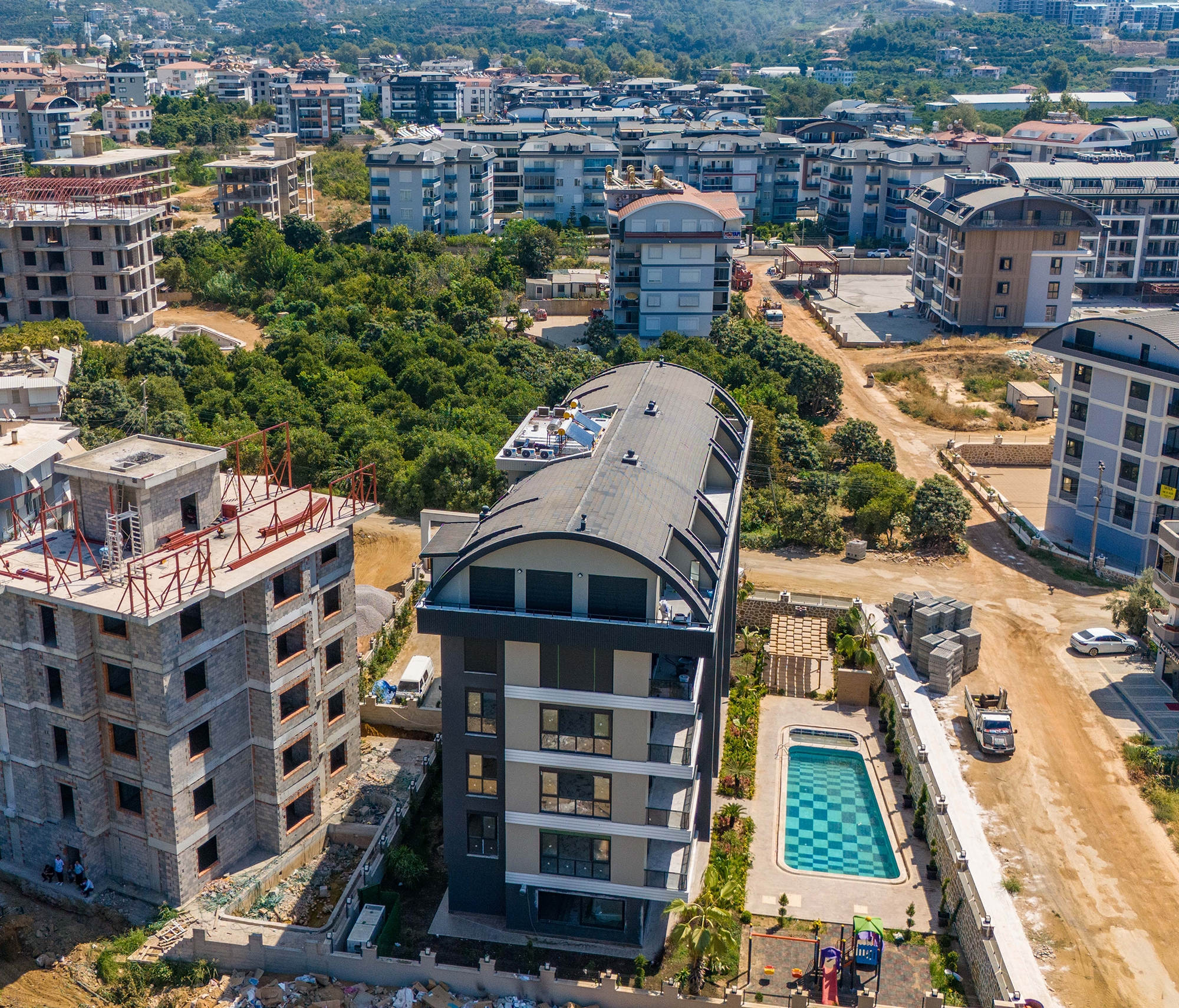 Luxurious 2+1 Apartment with Mountain View, Alanya - Oba
