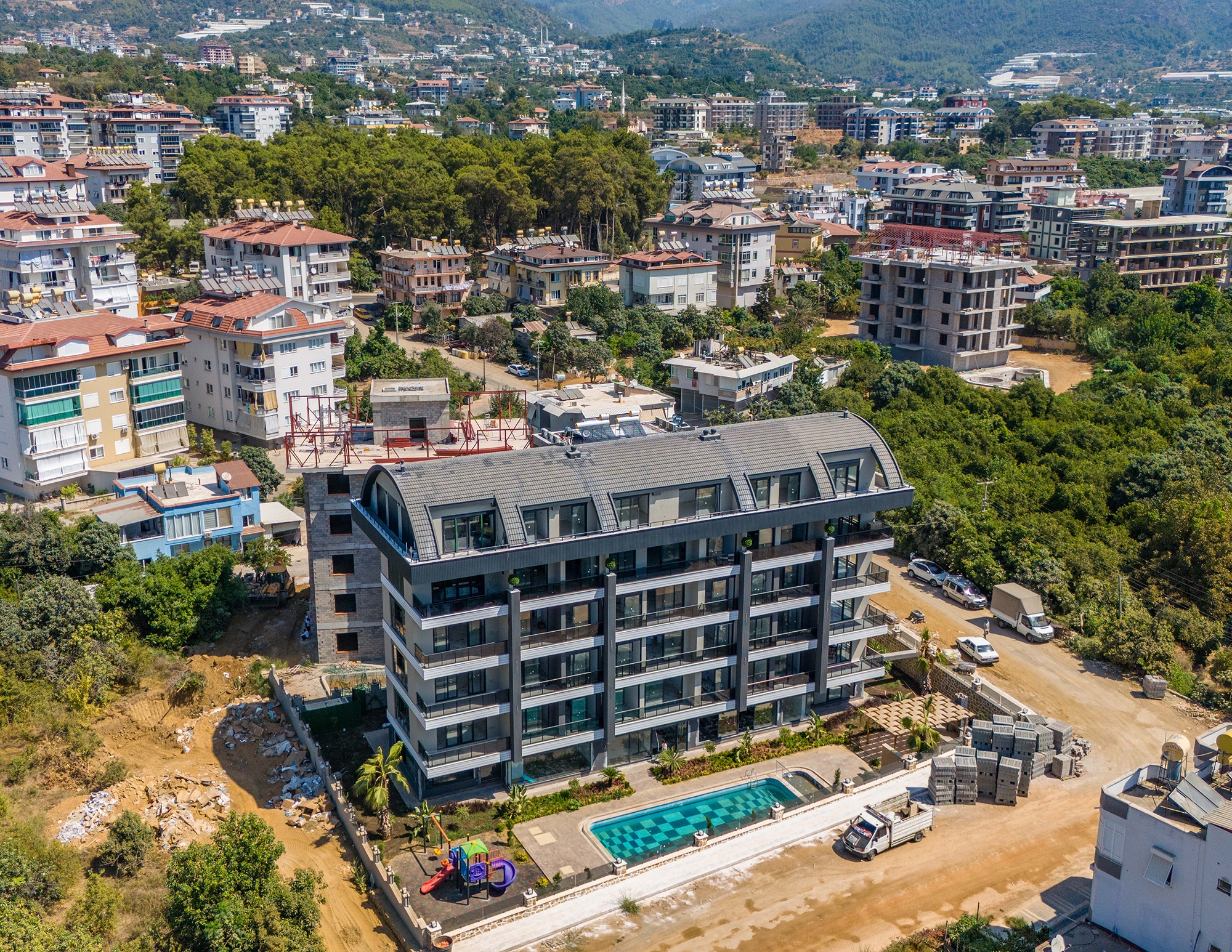 Luxurious 2+1 Apartment with Mountain View, Alanya - Oba
