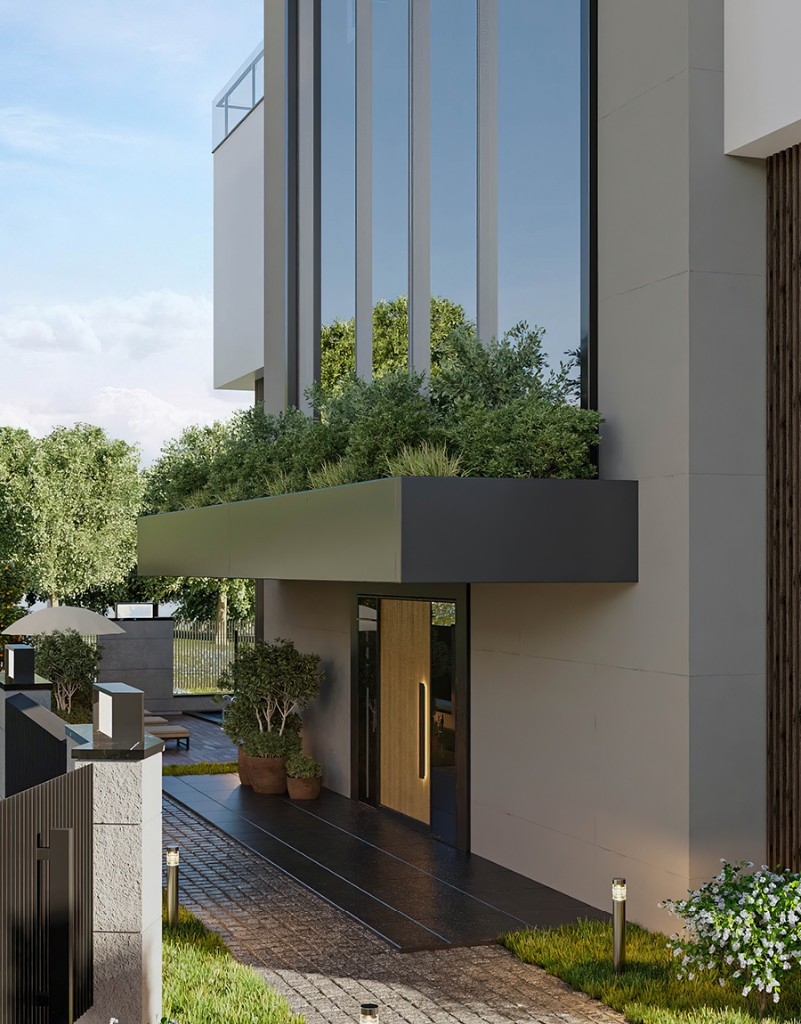 New luxury apartments centrally located with sea view