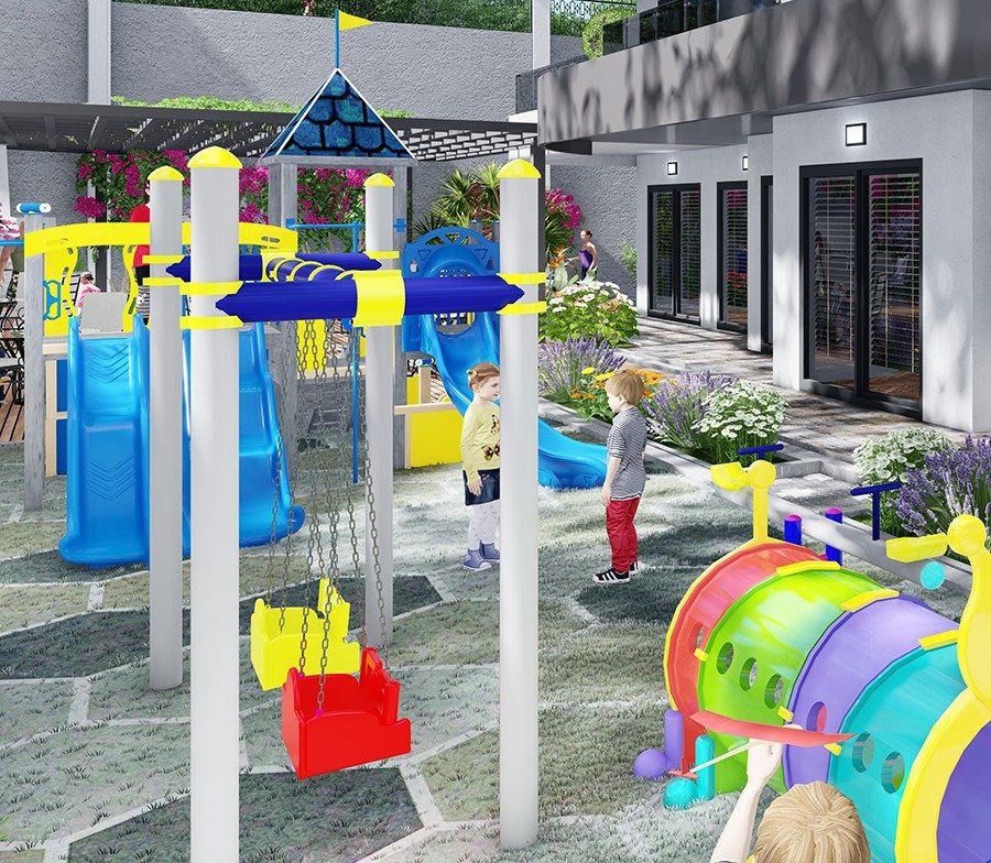 New luxury apartments centrally located with sea view