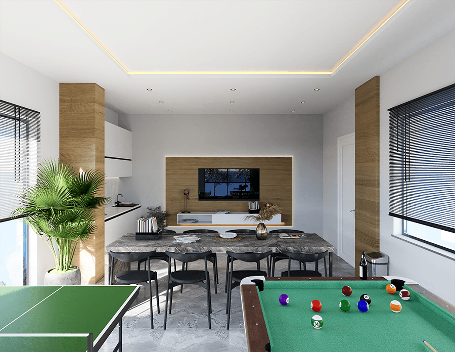 New luxury apartments centrally located with sea view