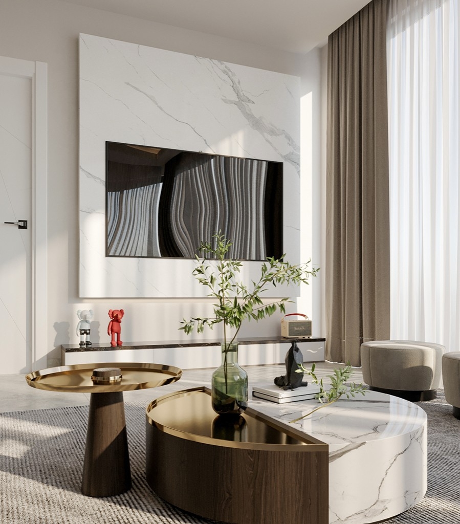New luxury apartments centrally located with sea view