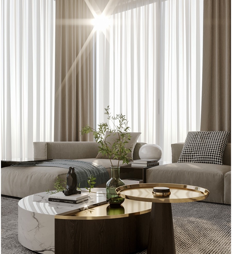 New luxury apartments centrally located with sea view