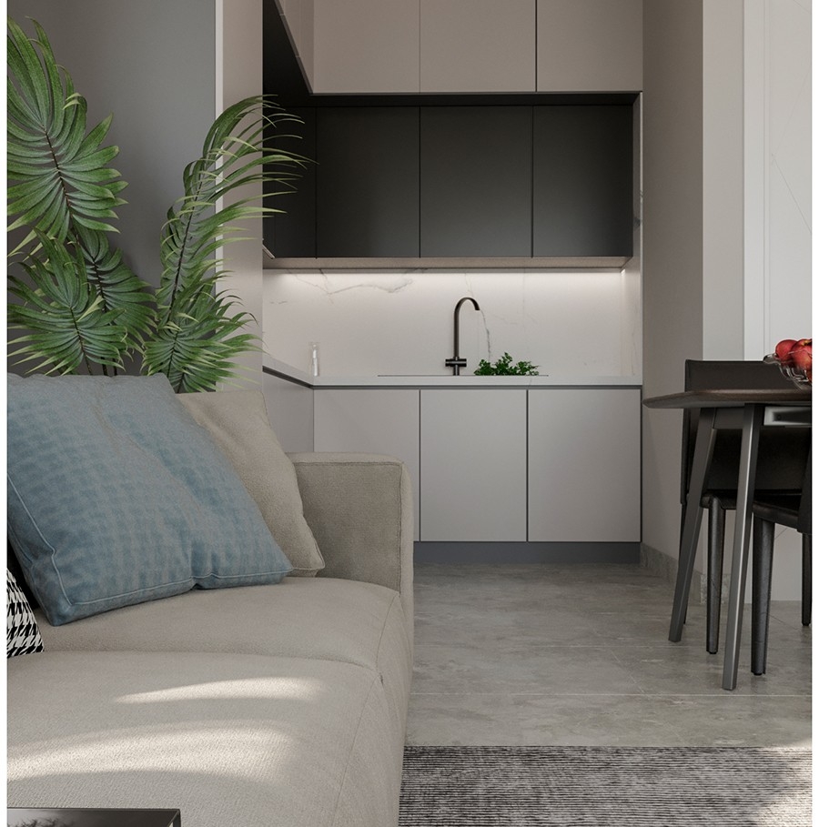 New luxury apartments centrally located with sea view