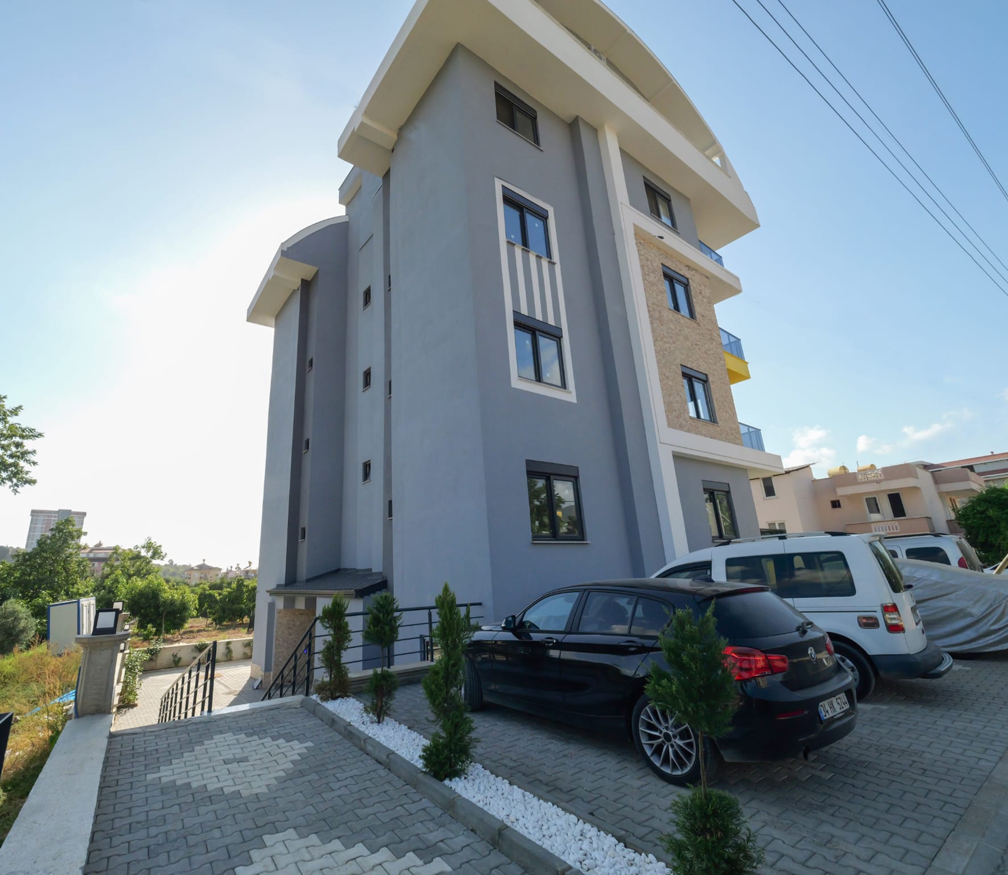 Luxuriöses 1+1 Apartment mit Bergblick in Demirtas, Alanya