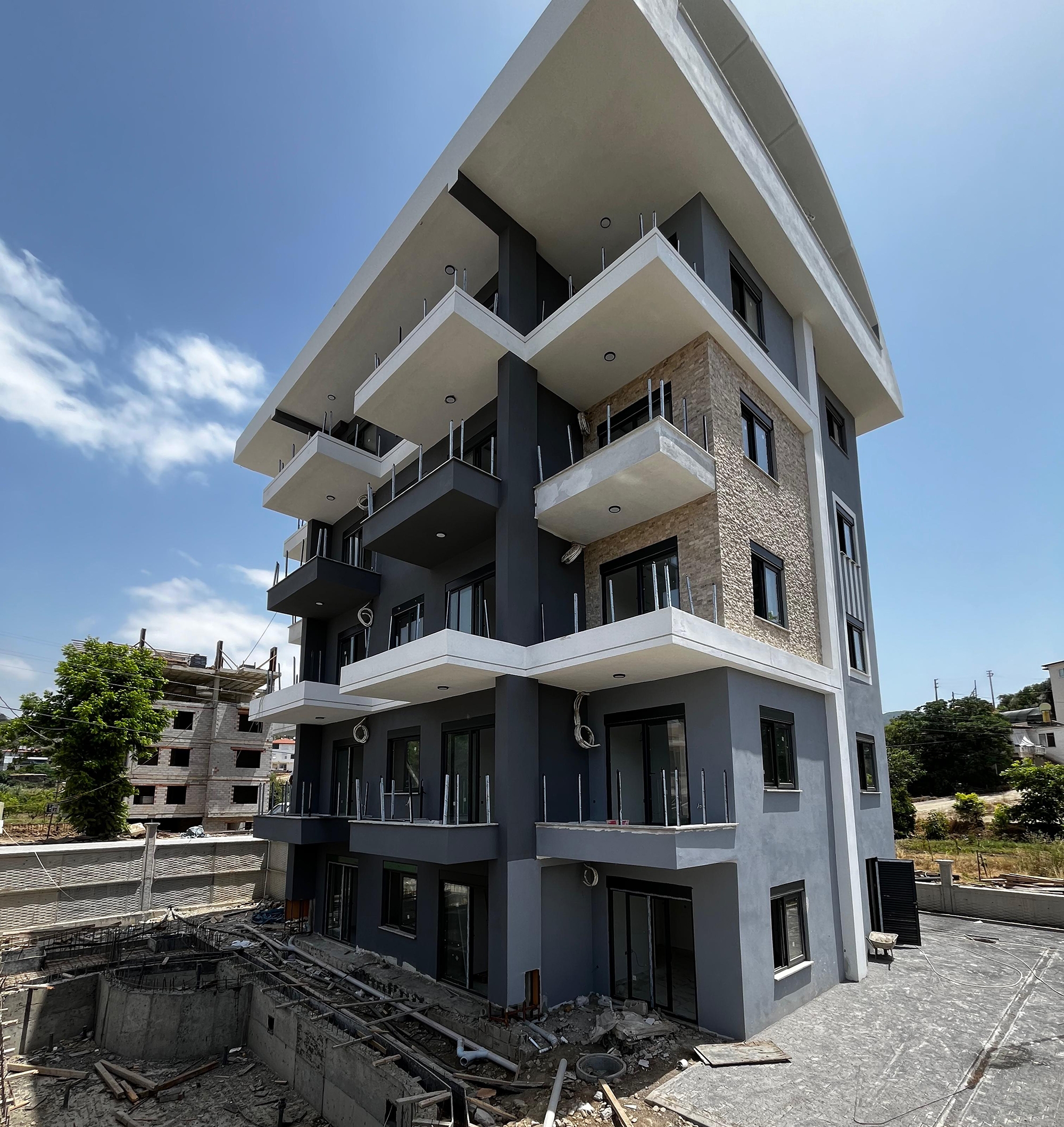 Luxuriöses 1+1 Apartment mit Bergblick in Demirtas, Alanya