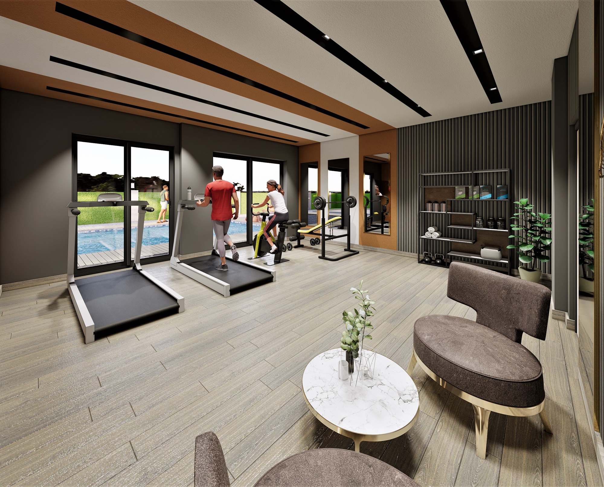 Luxuriöses 1+1 Apartment mit Bergblick in Demirtas, Alanya